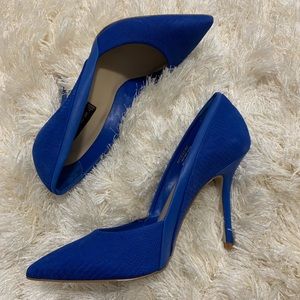 Steve Madden Blue Heels